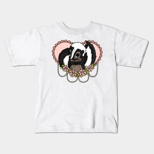 Kawaii Flower Bambi Kids T-Shirt